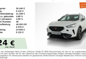 Cupra Formentor 29.250 km 28.440 &euro; Nürnberg 90441