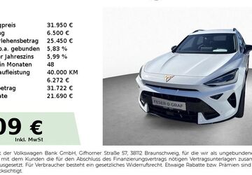 Cupra Formentor 15.950 km 29.950 &euro; Schwabach 91126