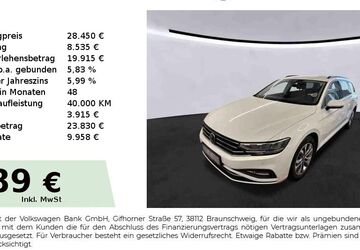 VW Passat Variant 61.850 km 26.880 &euro; Nürnberg 90431
