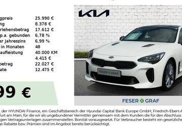 Kia Stinger 76.098 km 25.490 &euro; Schwabach 91126