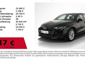 Audi A3 8.287 km 25.980 &euro; Nürnberg 90441
