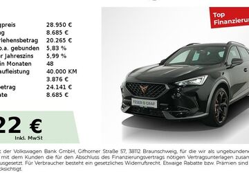 Cupra Formentor 53.650 km 28.440 &euro; Nürnberg 90441