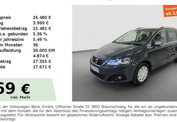Seat Alhambra 72.900 km 25.980 &euro; Fürth 90763