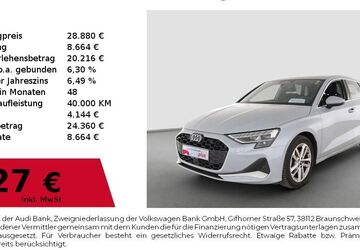 Audi A3 21.426 km 27.440 &euro; Nürnberg 90411
