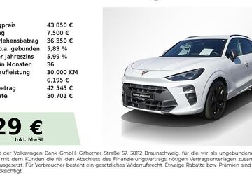 Cupra Terramar 6.150 km 43.850 &euro; Lauf an der Pegnitz 91207