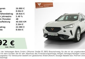 Cupra Formentor 33.750 km 26.880 &euro; Nürnberg 90441