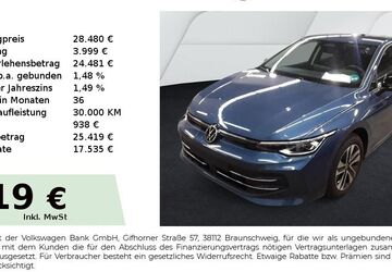 VW Golf 28.982 km 28.480 &euro; Fürth 90763