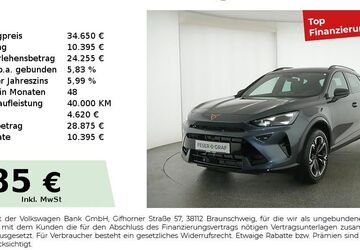 Cupra Formentor 2.450 km 29.450 &euro; Nürnberg 90441