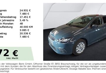 Seat Ibiza 1.450 km 20.380 &euro; Nürnberg 90441