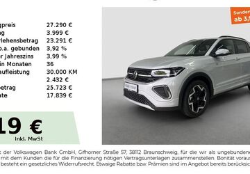 VW T-Cross 10.308 km 25.990 &euro; Fürth 90763