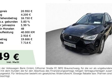 Seat Arona 8.350 km 20.950 &euro; Schwabach 91126