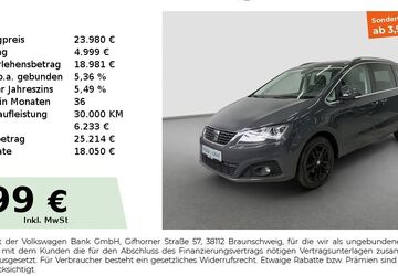Seat Alhambra 134.100 km 23.980 &euro; Fürth 90763