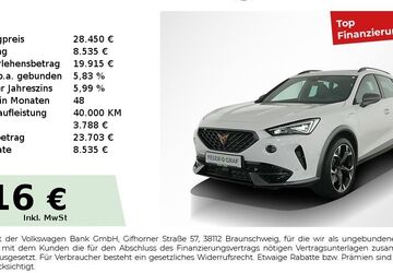 Cupra Formentor 31.750 km 30.450 &euro; Nürnberg 90441
