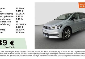 VW Touran 22.536 km 31.990 &euro; Fürth 90763