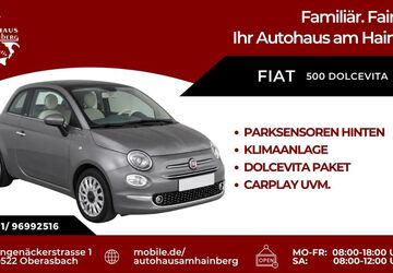 Fiat 500 28.200 km 14.990 &euro; Oberasbach 90522