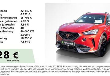 Cupra Formentor 39.350 km 22.440 &euro; Nürnberg 90431