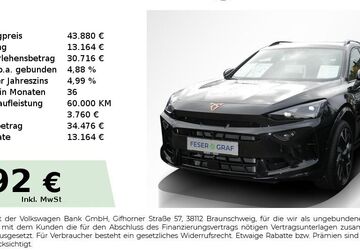 Cupra Formentor 11.000 km 43.880 &euro; Erlangen 91056