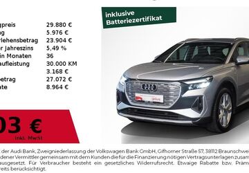 Audi Q4 e-tron 85.430 km 29.880 &euro; Nürnberg 90441