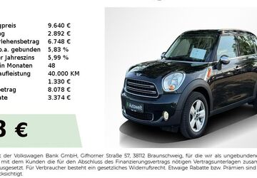 Mini One Countryman 105.050 km 8.440 &euro; Nürnberg 90431