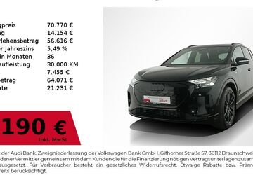Audi Q4 5.000 km 70.770 &euro; Nürnberg 90441