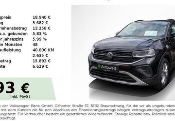 VW T-Cross 18.250 km 18.440 &euro; Nürnberg 90431