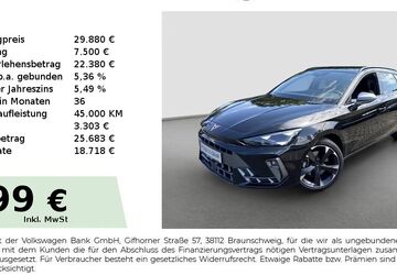 Cupra Leon 28.790 km 29.450 &euro; Cadolzburg 90556