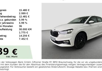 Skoda Fabia 58.300 km 15.480 &euro; Fürth 90763