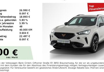 Cupra Formentor 56.950 km 26.990 &euro; Nürnberg 90441